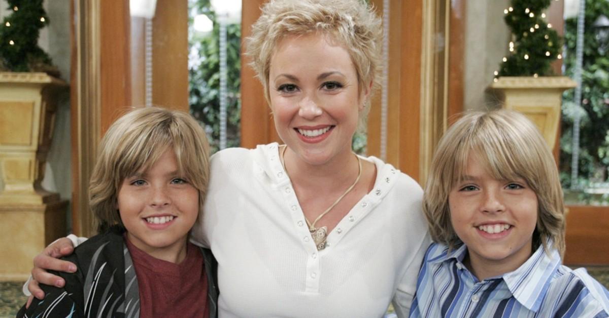 image of The actress appeared alongside Dylan and Cole Sprouse on the Disney Channel series.