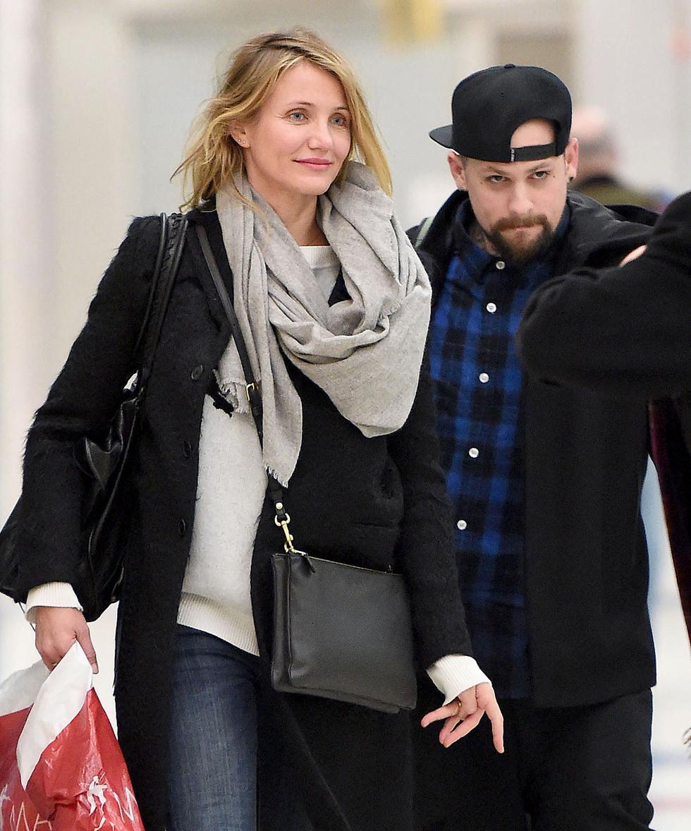 *FILE PHOTOS* Cameron Diaz and Benji Madden are to tie the knot tonight