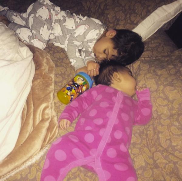 Snooki kids sleeping