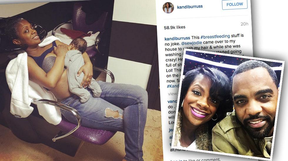 Kandi Burruss Breastfeeding Haters Diss