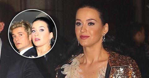 Katy Perry Orlando Bloom Snowflake Ball Split Long