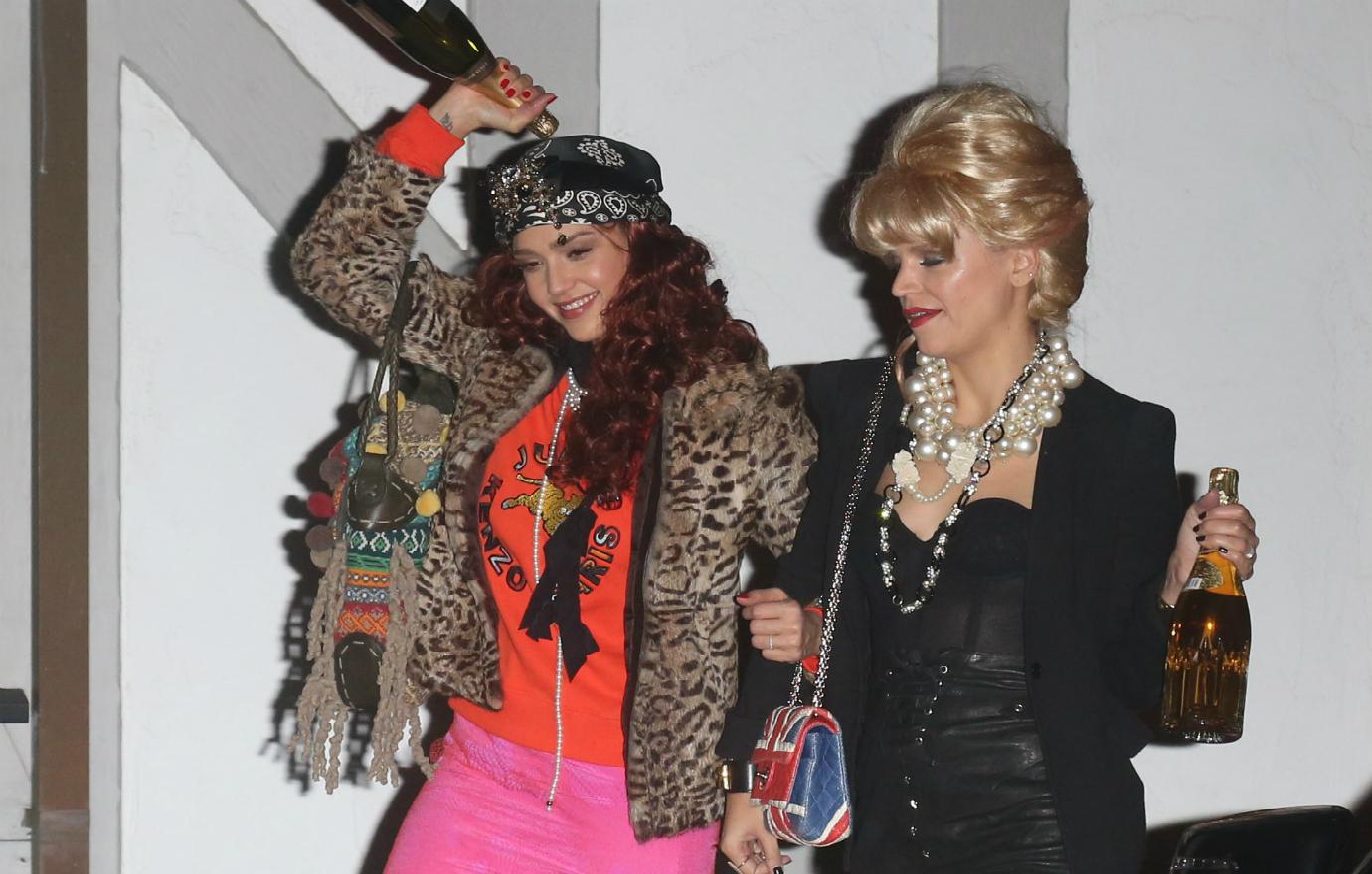 Jessica Alba is Absolutely Fabulous for Halloween.