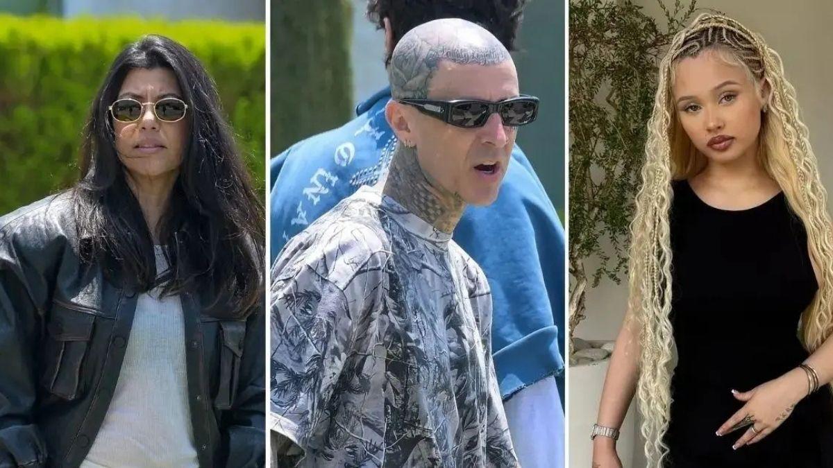Photo of Travis Barker and Kourtney Kardashian were first romantically linked in late 2020.