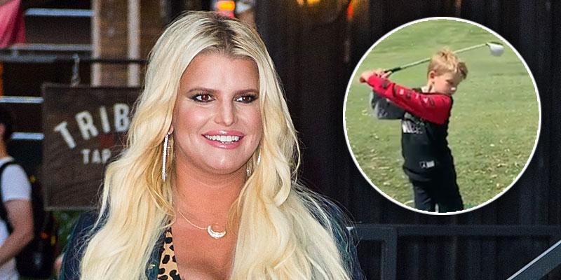 Jessica Simpson Son Ace Golf PP