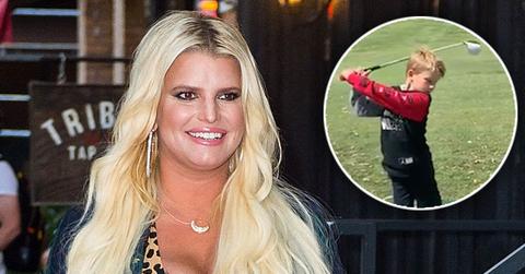 Jessica Simpson Son Ace Golf PP