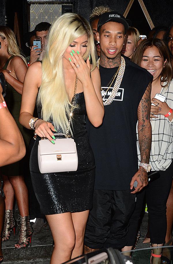 Kylie jenner birthday party tyga car present ferrari 10