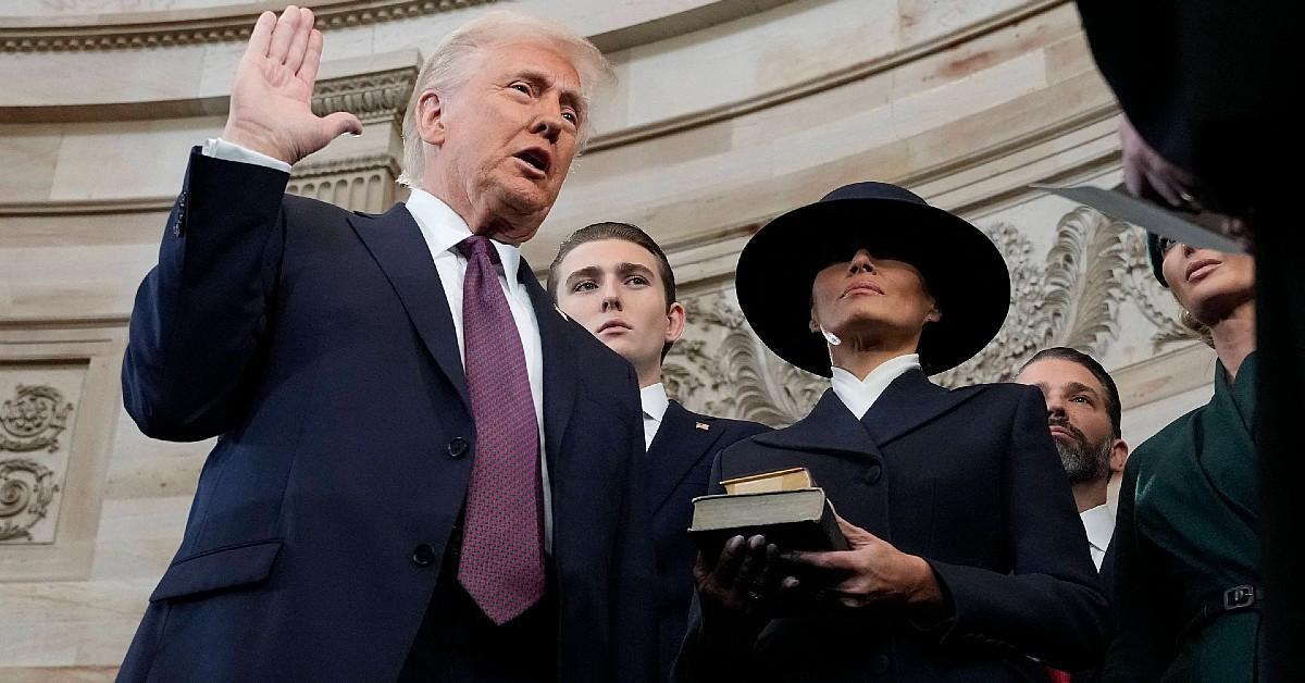 donald trump melania trump inauguration