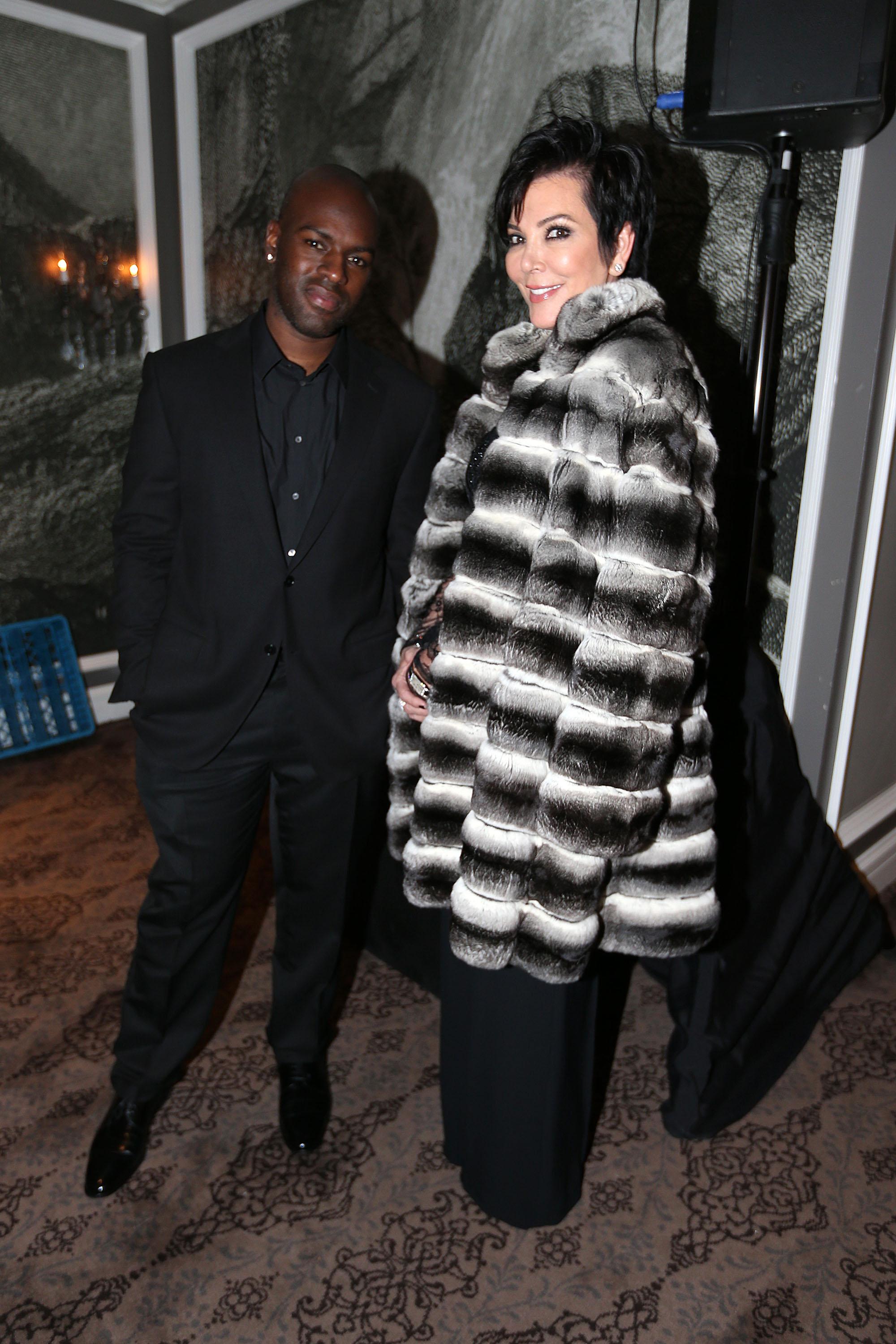 EXCLUSIVE: Kris Jenner and Corey Gamble attend an event at the St Regis hotel in Aspen, Colorado