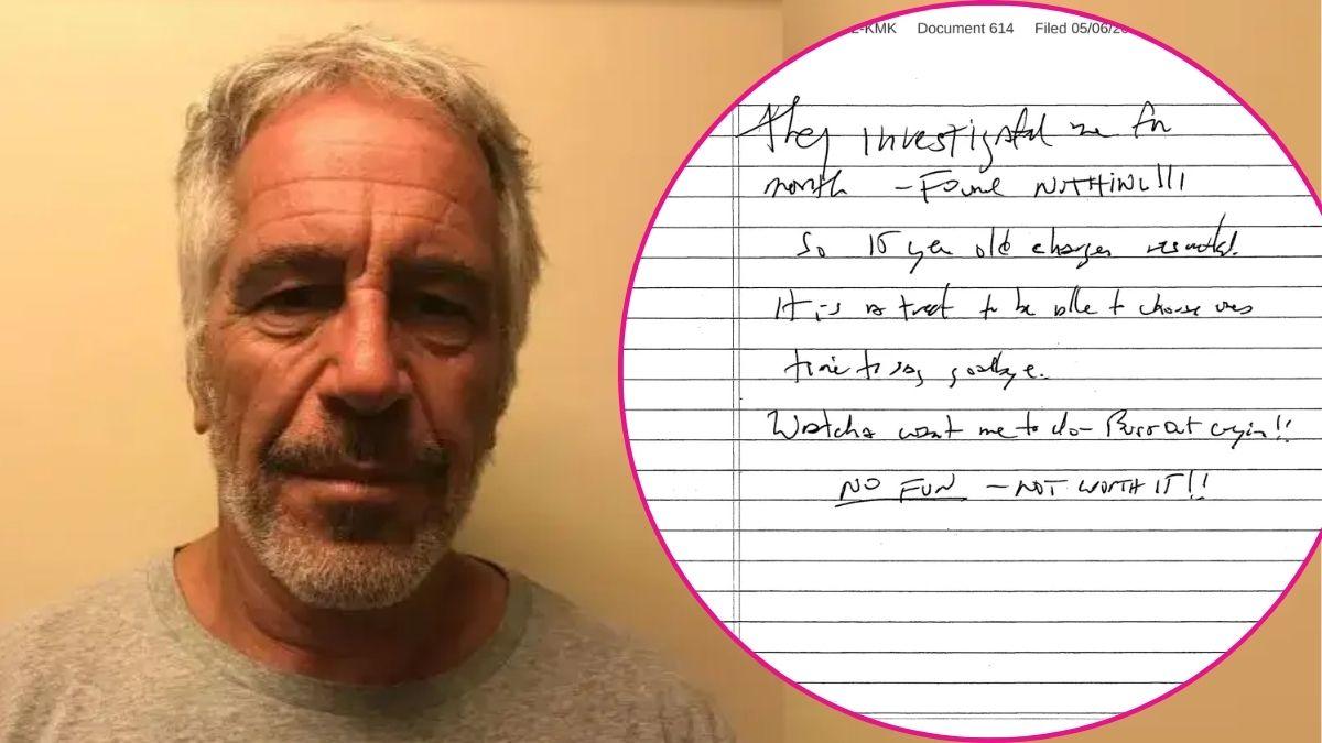 Jeffrey Epstein's Alleged Suicide Note Exposed 6 Years After His Prison Death: 'Time to Say Goodbye'