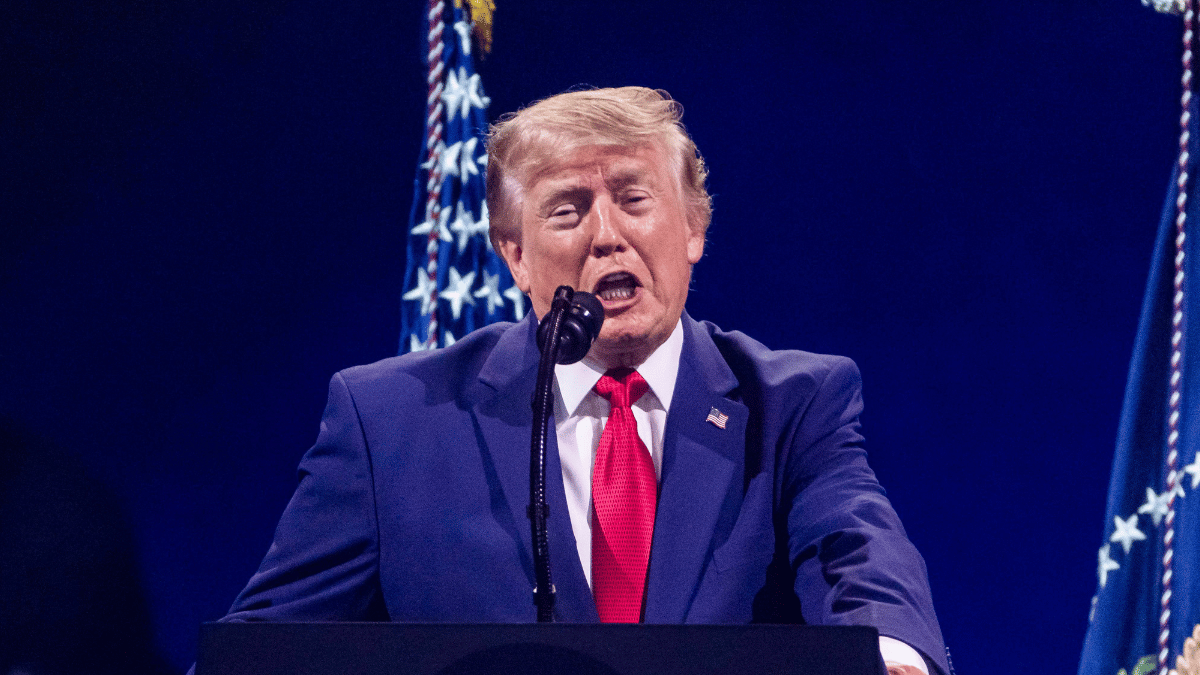 Image of 'We're trying to have CNN go on a normal path,' Donald Trump snubbed.