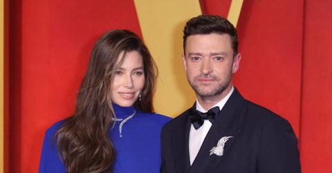 justin timberlake all over jessica biel oscars after party happy