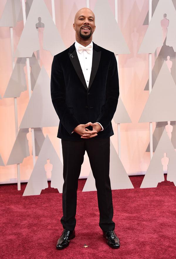 Common 2015 oscars arrivals