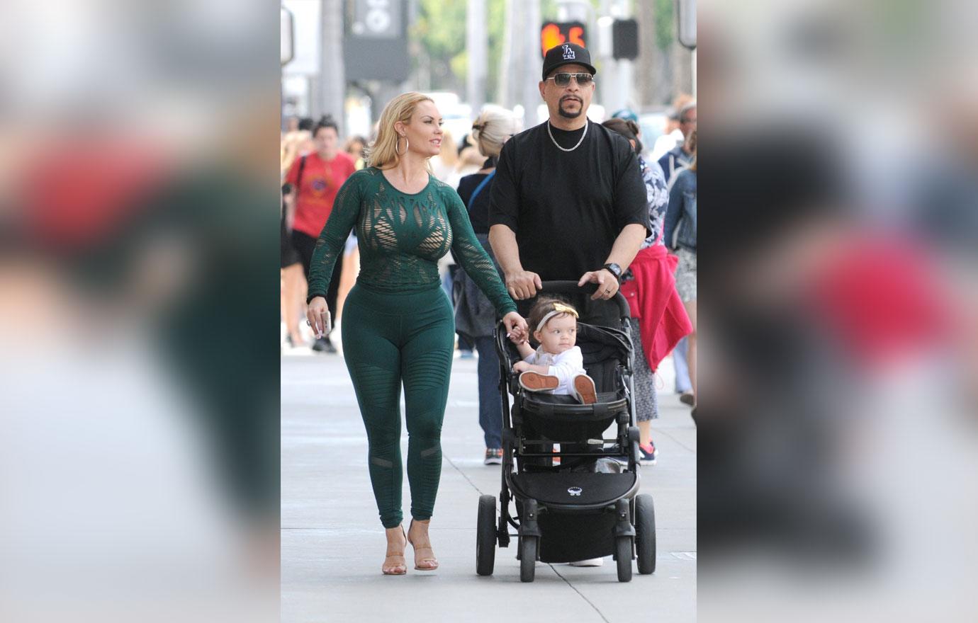 *EXCLUSIVE* Ice T and Coco Austin&#8217;s daughter sports a black eye as the family goes shopping