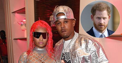 Nicki Minaj And Kenneth Petty At An Event Prince Harry Inset