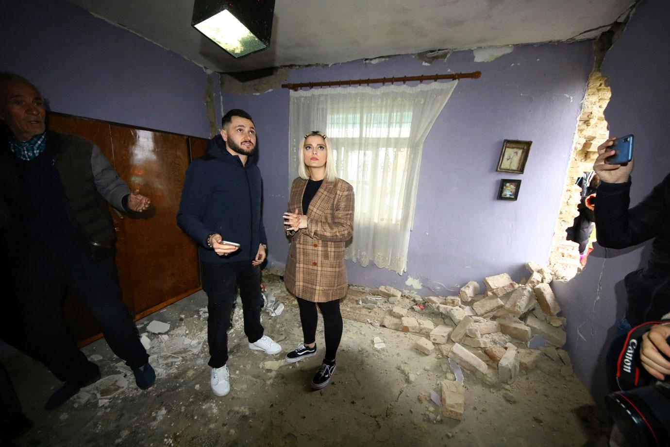 Bebe Rexha Visits Albania After Disastrous Earthquake To Help Rebuild Homes