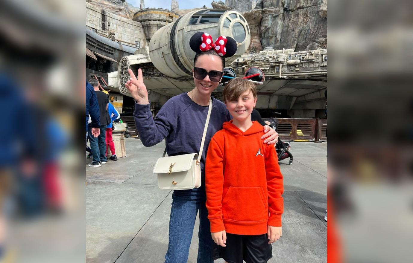 Christina Ricci Spends Time With Son At Disneyland Amid Custody Battle