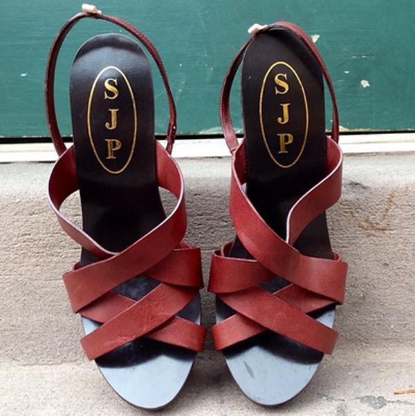 Leather sandals