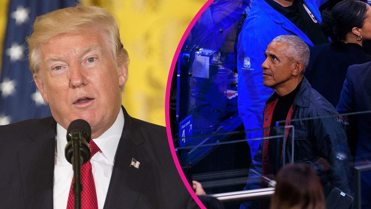 Image of Donald Trump recently stumbled over and mispronounced both the first and last names of Barack Obama.